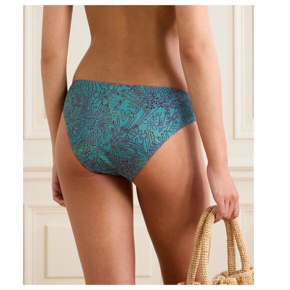 ULLA JOHNSON Dani Printed Bikini Bottoms Size Medium - Picture 2 of 9